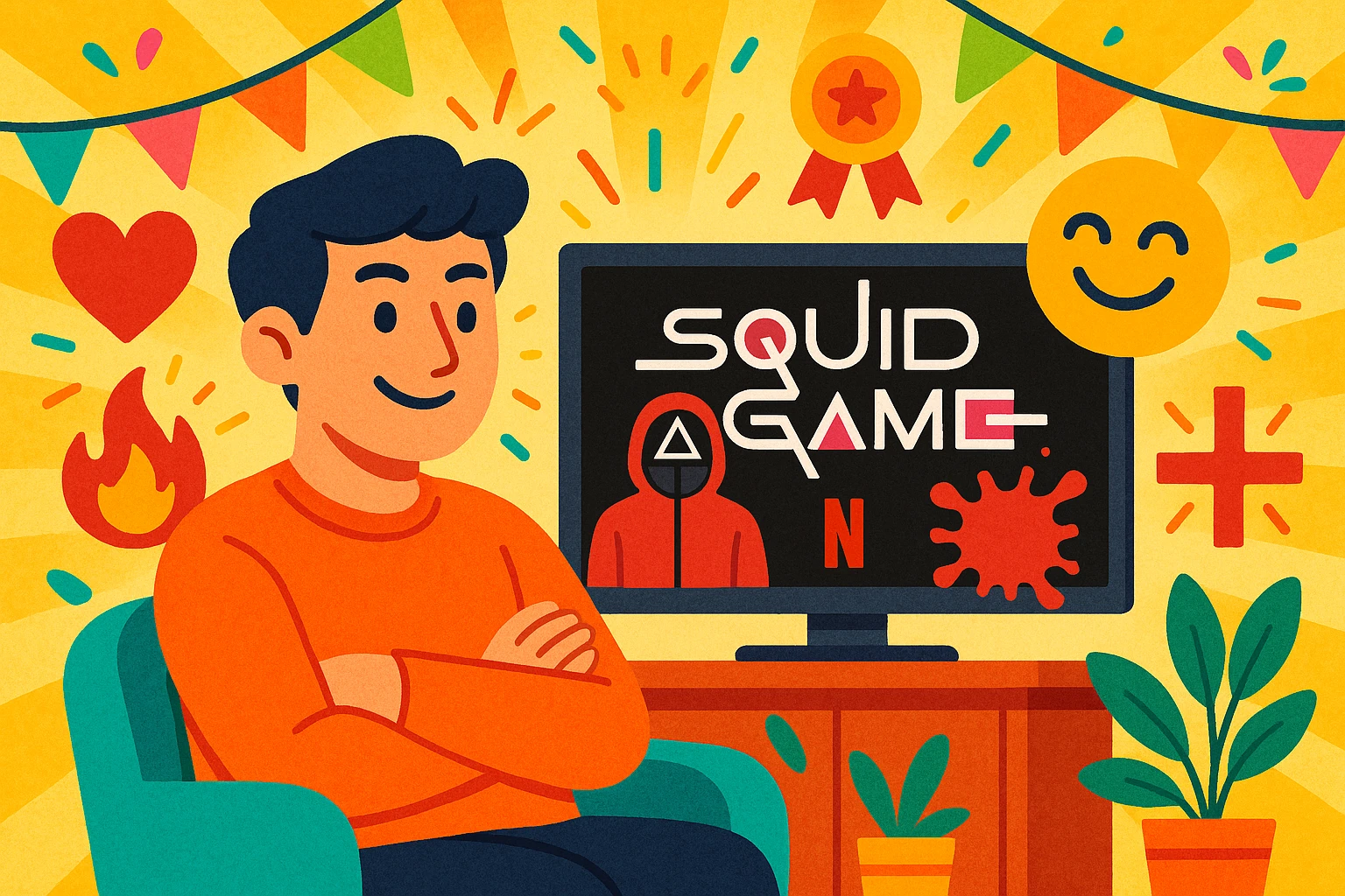 Ep 1 react a squid game de netflix defi ne pas avoir peur et pas être dégouté du sang  emoji