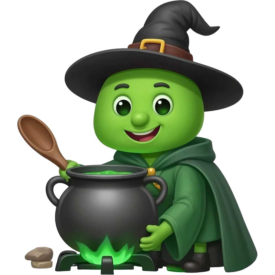 green witch cooking potion emoji