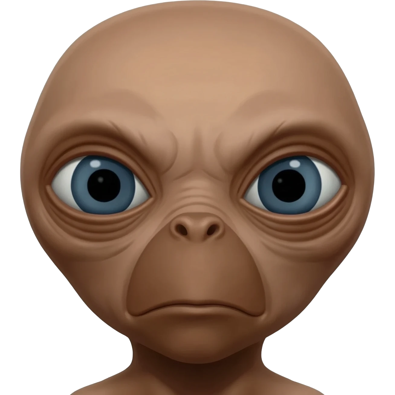 E.T. The Extra-Terrestrial from the movie puking emoji