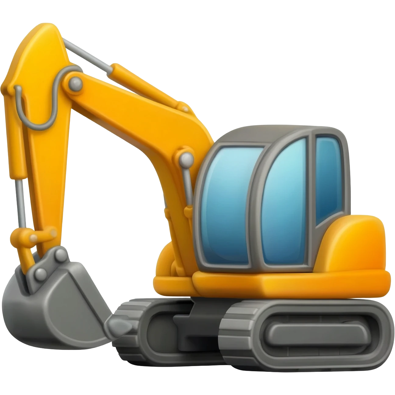 Quero uma mini escavadeira emoji