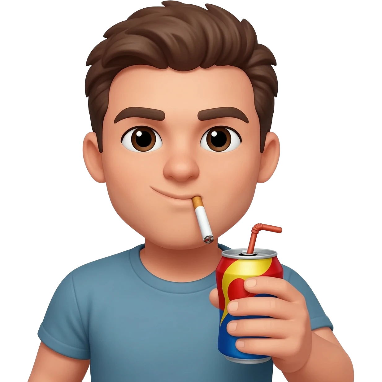 Smoking and energydrink emoji