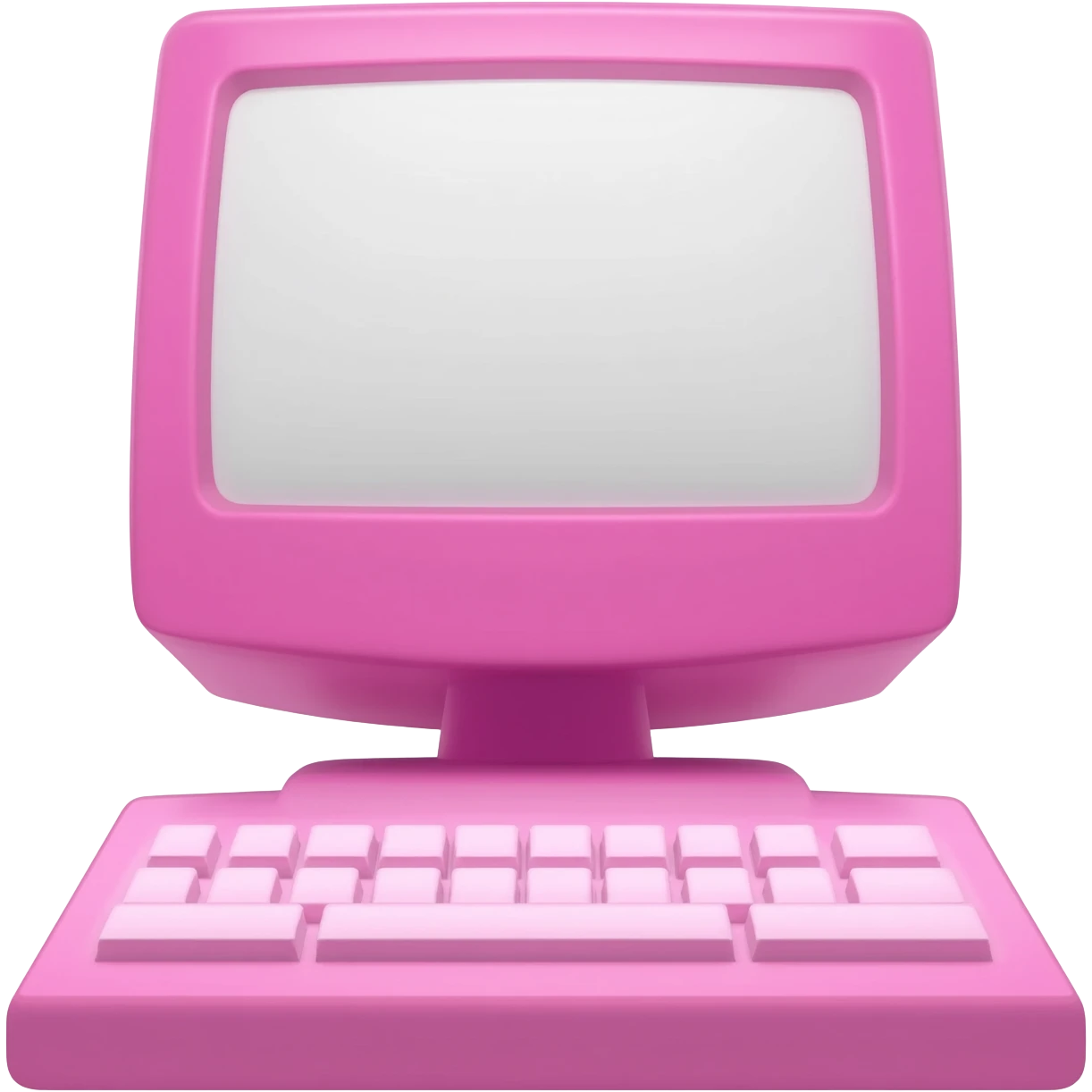 pink computer emoji