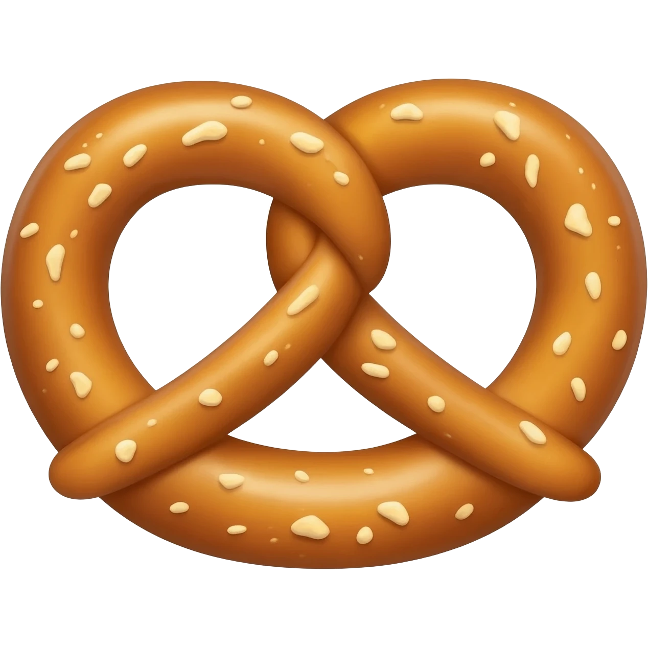 salted warm pretzel emoji