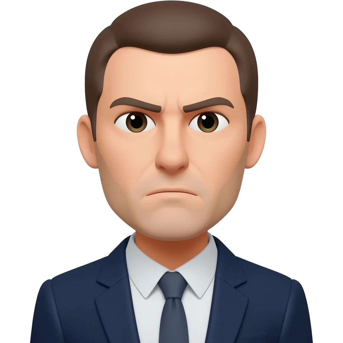 An emoji that judging emoji