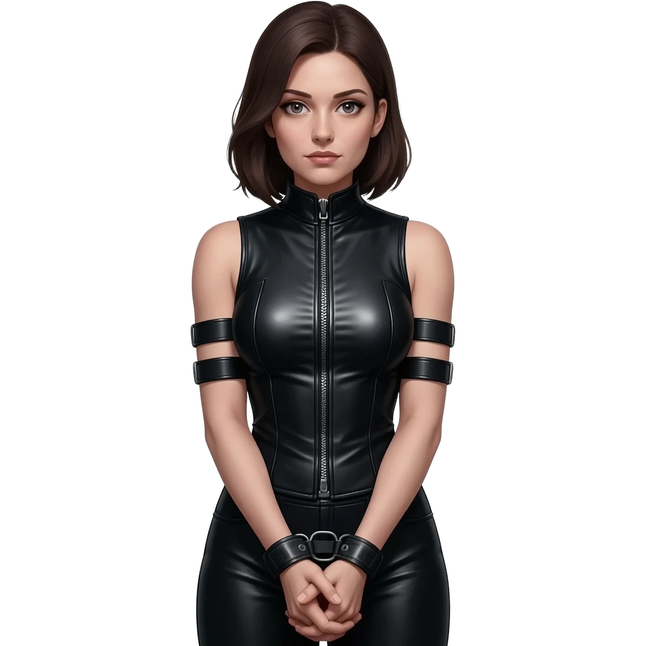 Bdsm Girl in straightjacket emoji