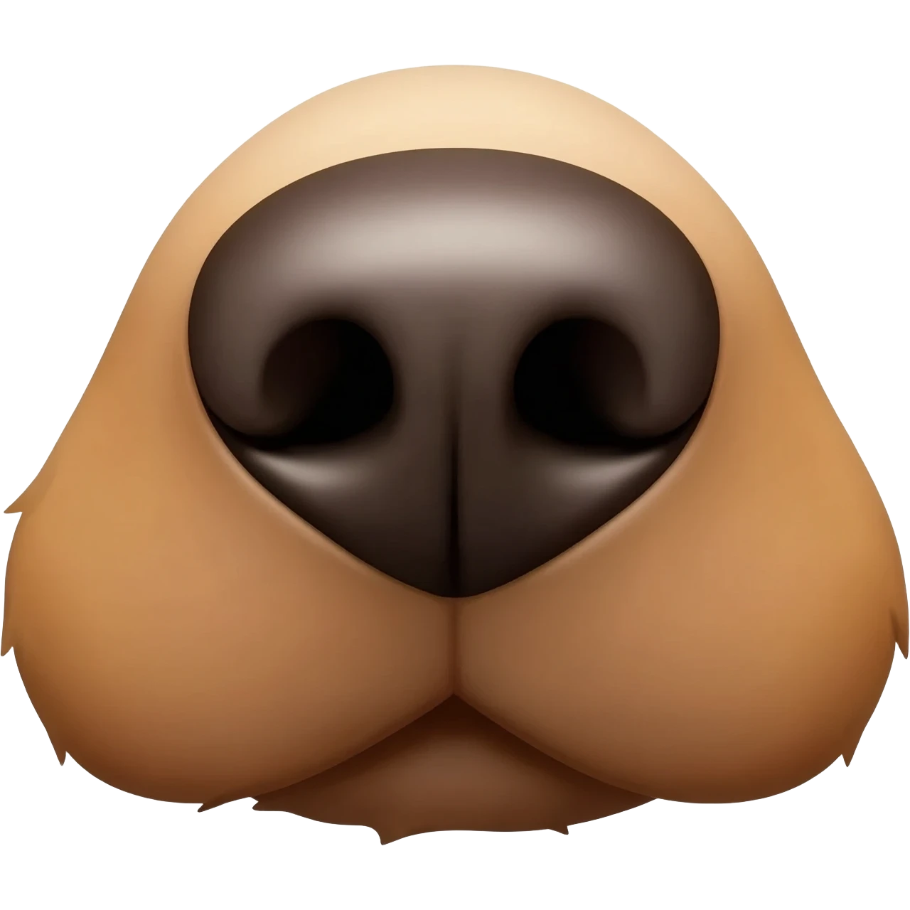 dog nose with texture emoji