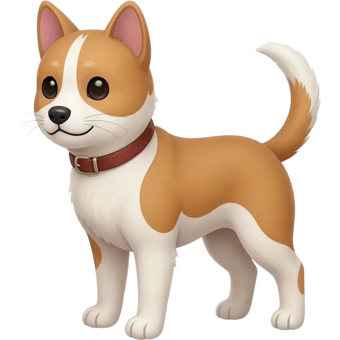 Mistura com gato e o cachorro emoji