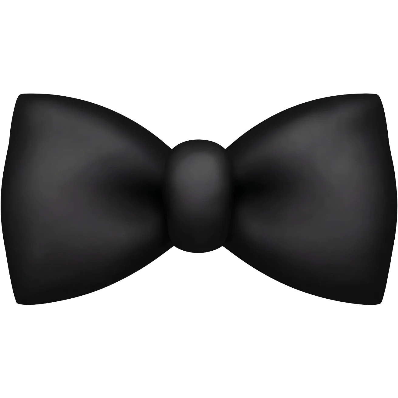 Black bow with bat animal emoji