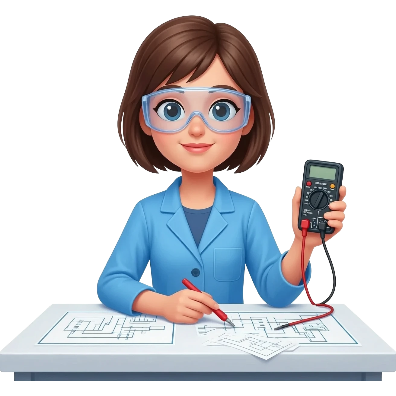Electrical Engineering female emoji