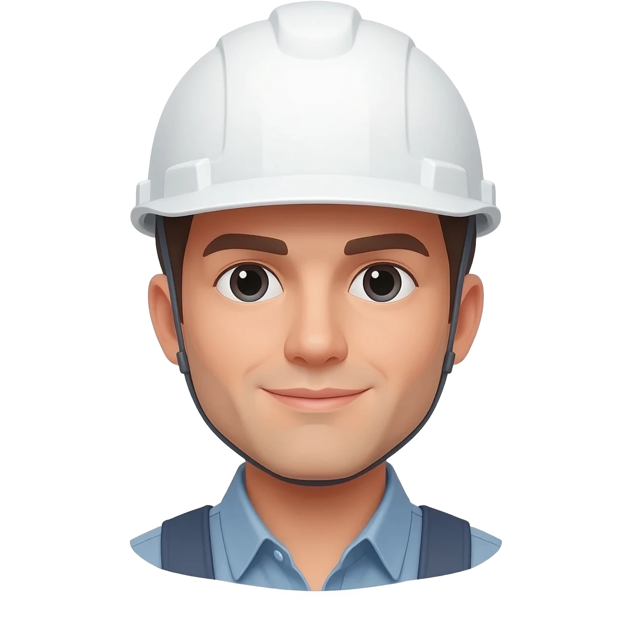 Ingeniero con casco blanco emoji