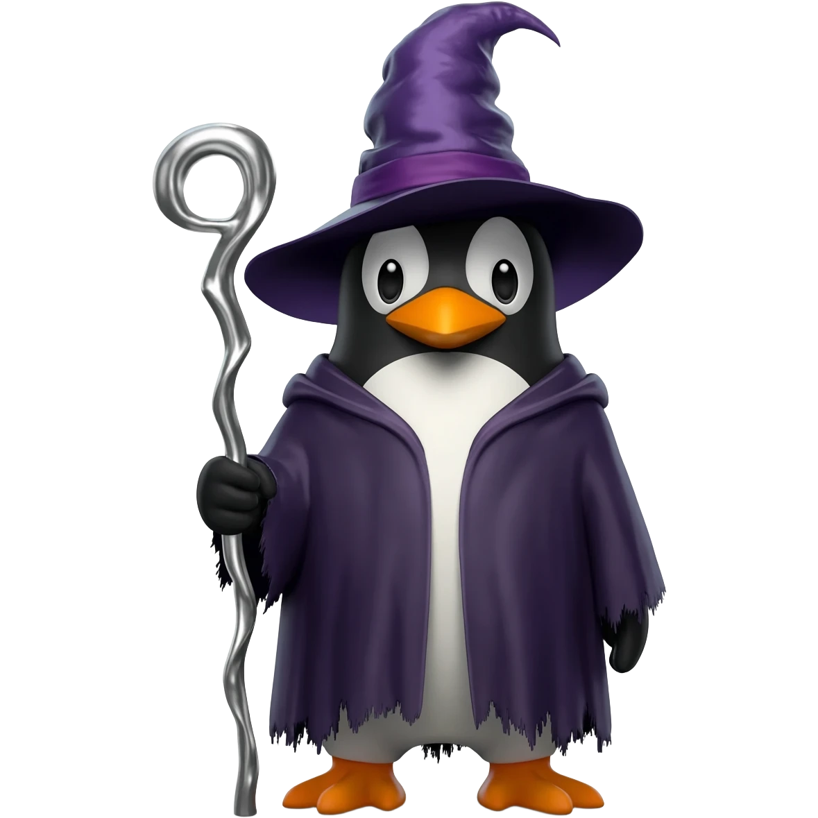 Penguin Wizard emoji