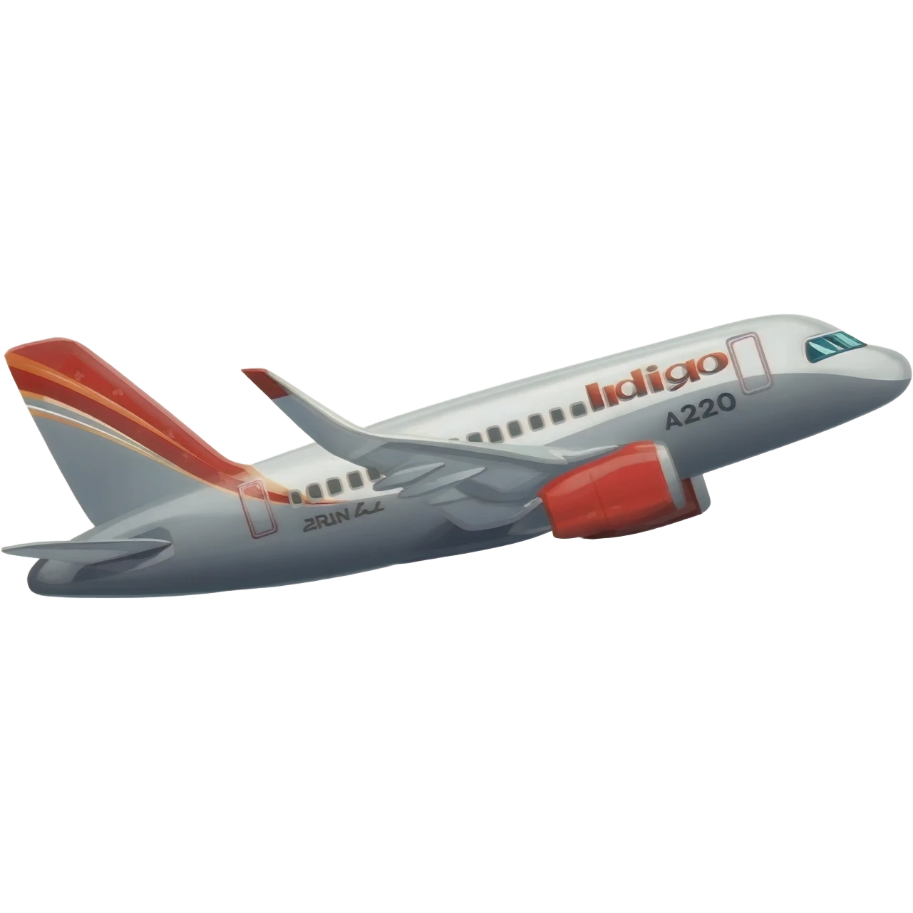 Airbus A220 IndiGo airlines ✈️ emoji