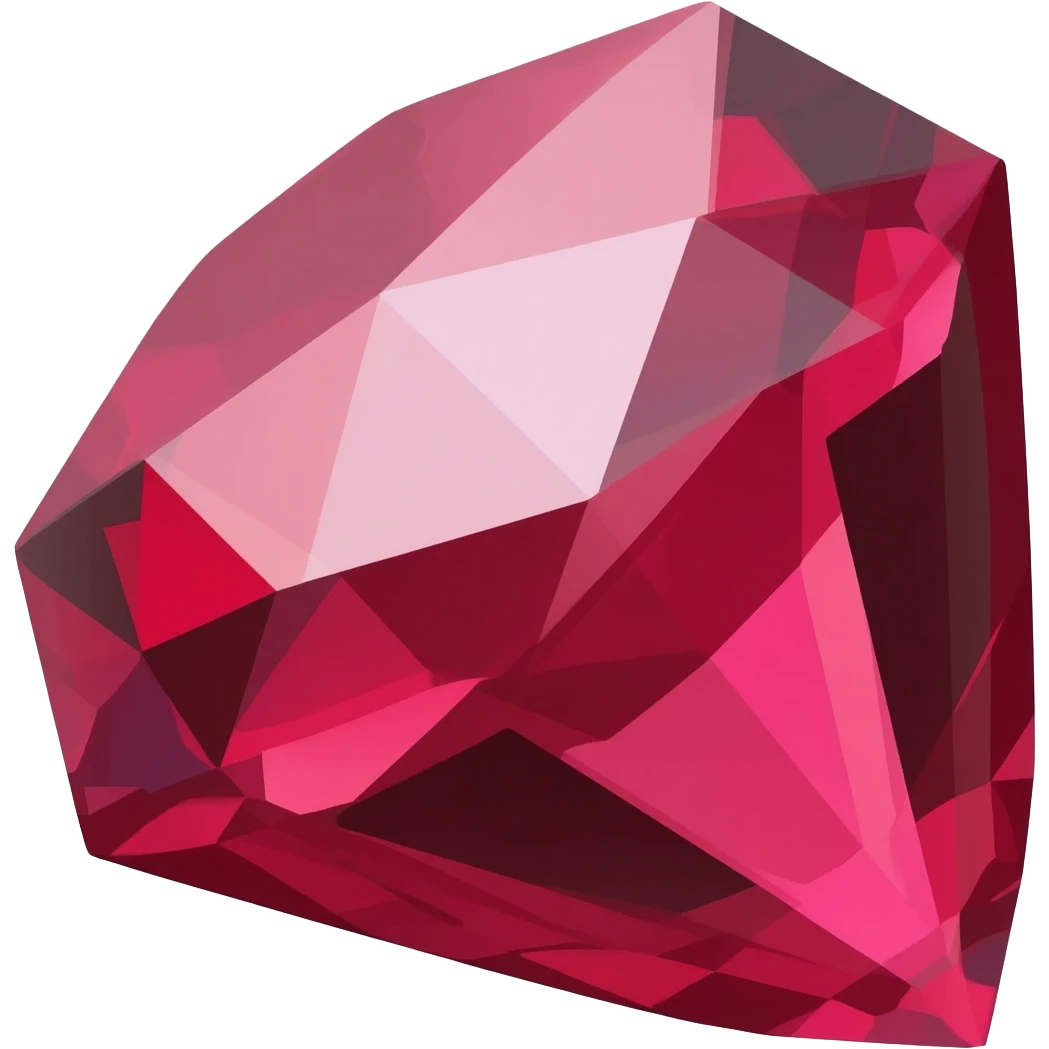 Red ruby emoji