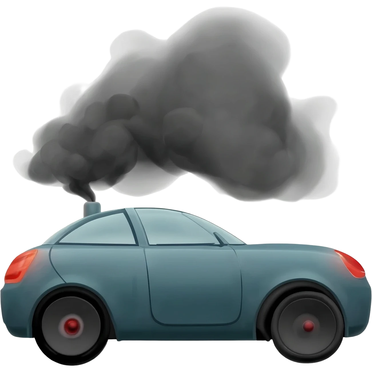 car pollution emoji