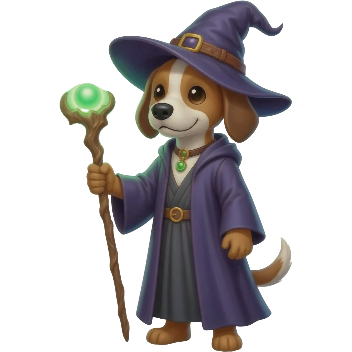 Dog wizard emoji