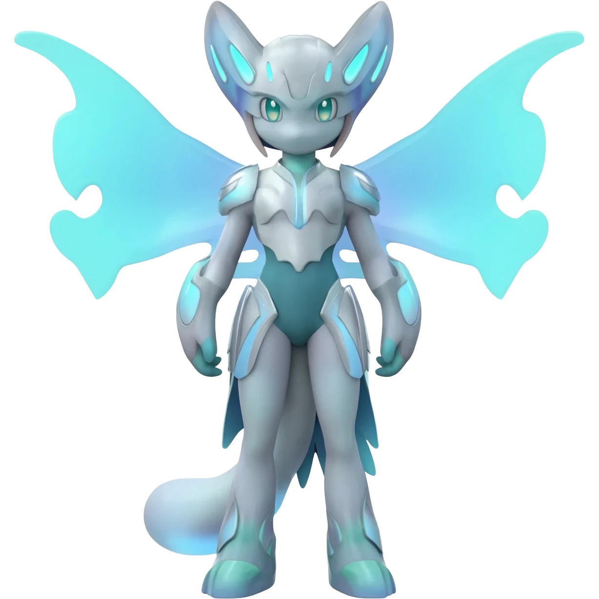 Futuristic Ethereal Modern Fakémon-creature-hybrid Full Body emoji