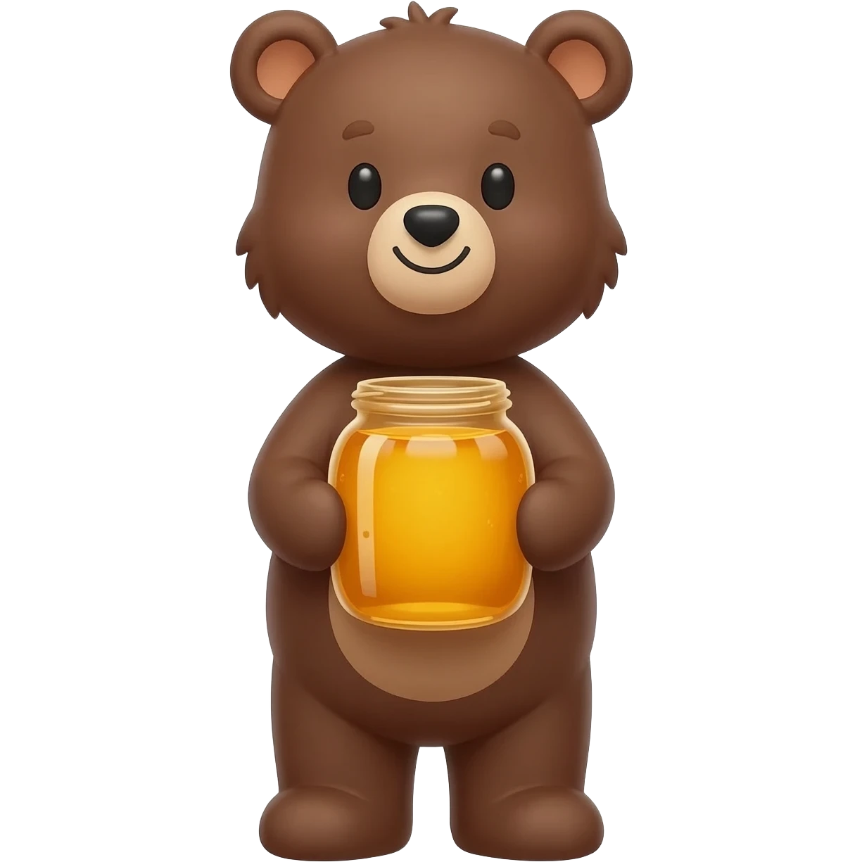 bear with honey emoji