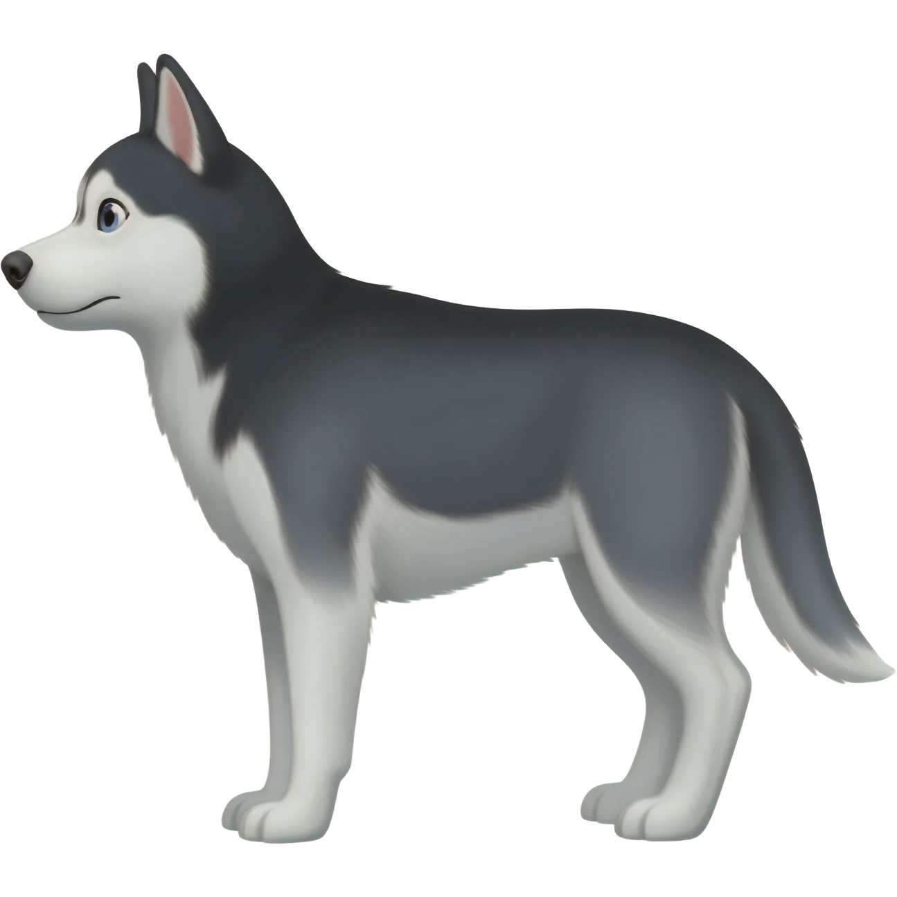 husky dog ​​and shit up his ass emoji