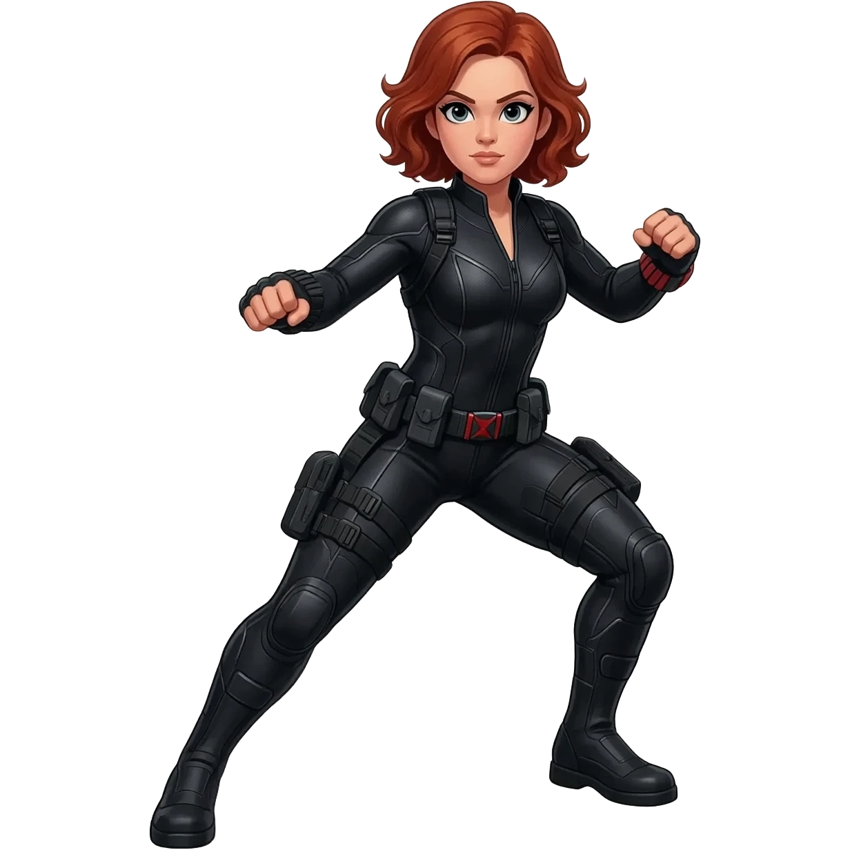 black widow hero emoji