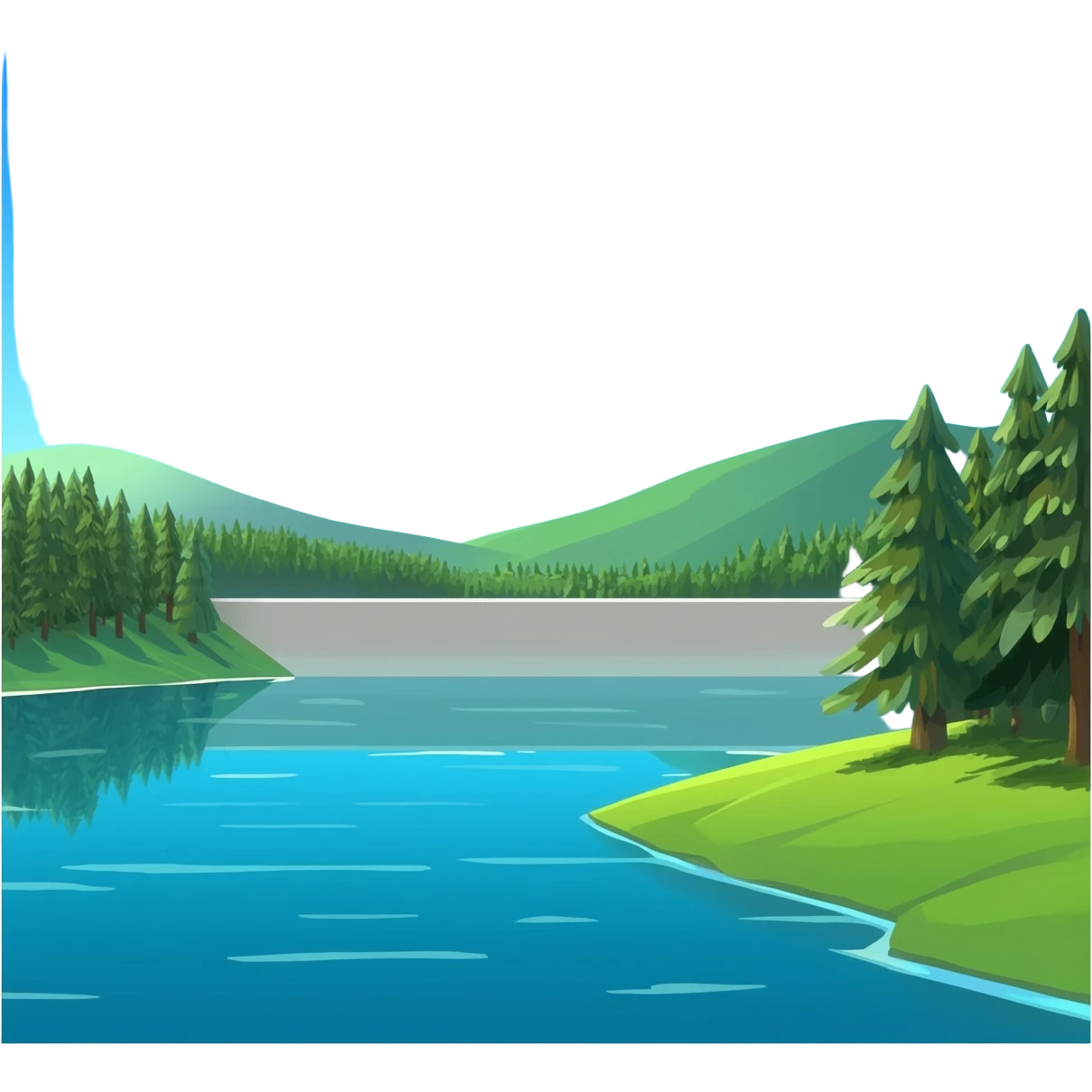 Reservoir an emoji art style emoji