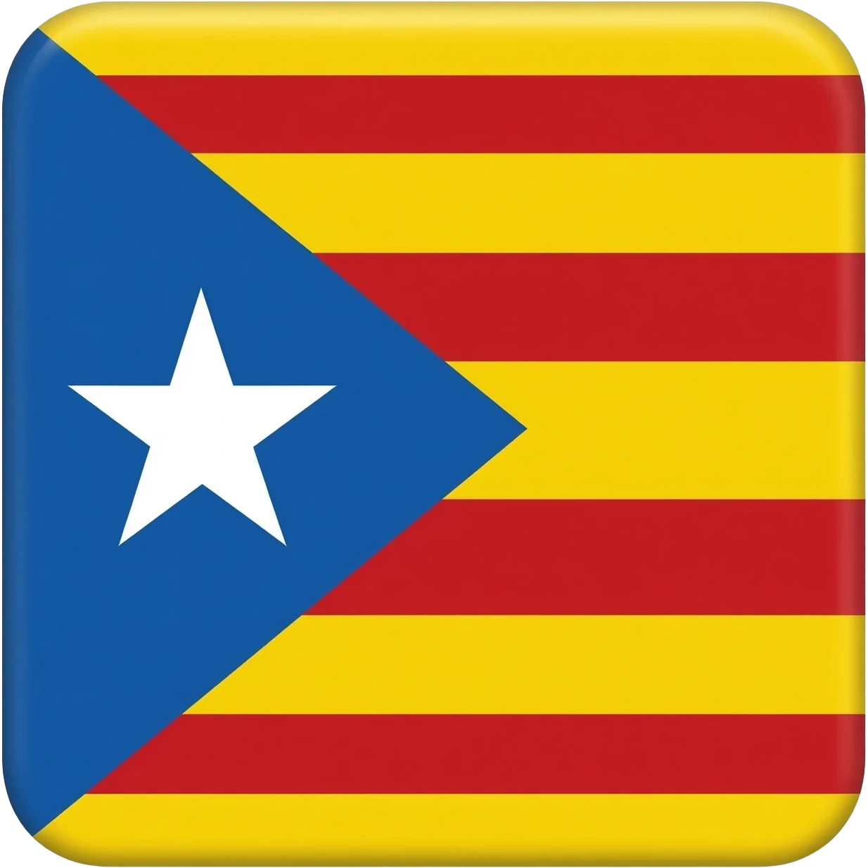 Drapeau catalan emoji