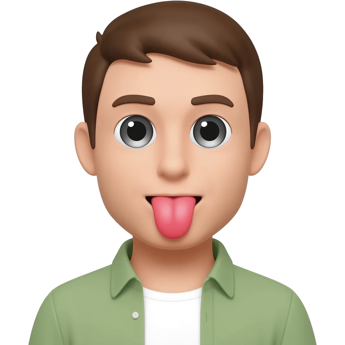 With tounge open mouth lotso emoji