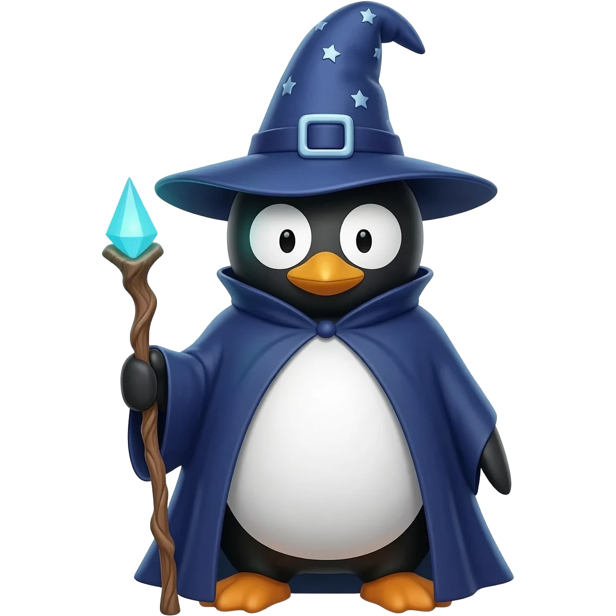 Penguin Wizard emoji