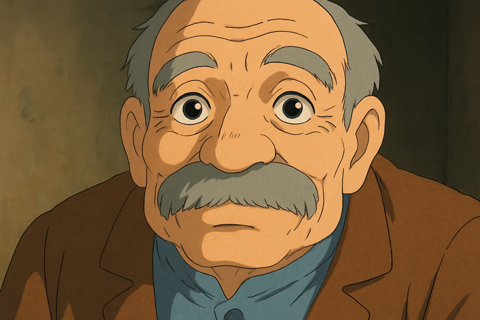 old man closeup face emoji