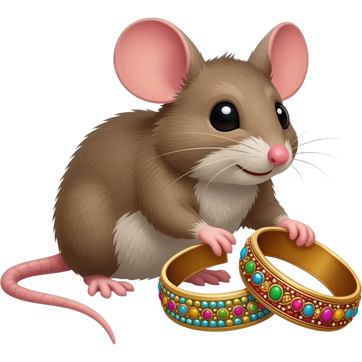 rat catching the designer bangles emoji