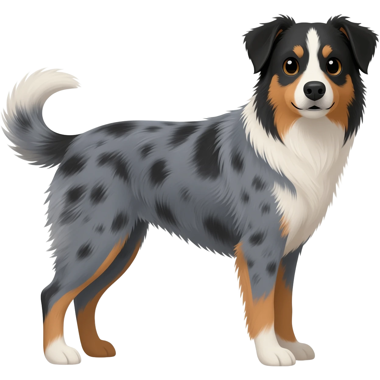 Australian Shepherd/Blue Heeler mix emoji