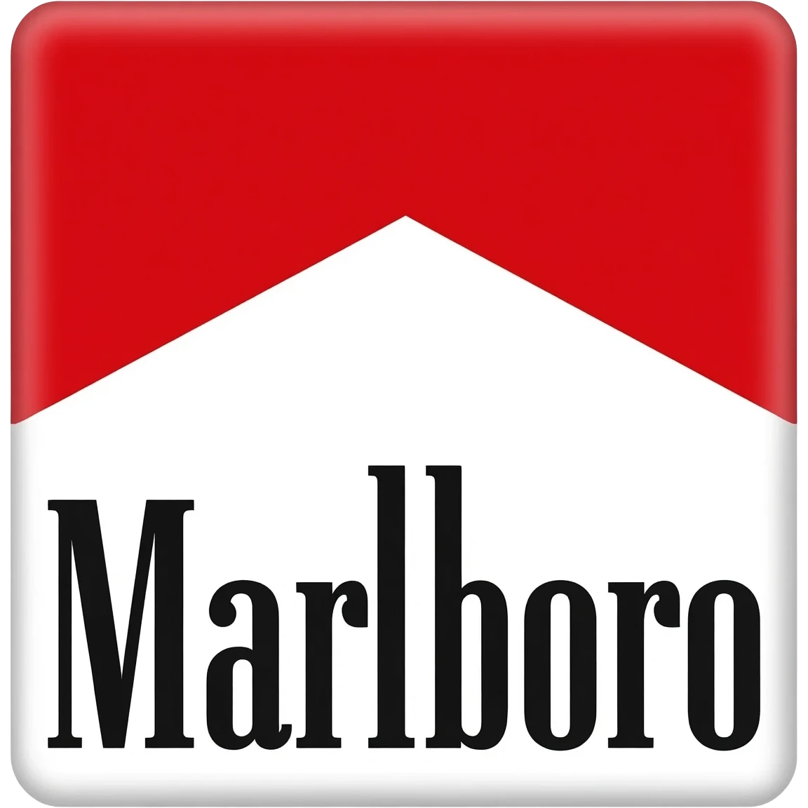 make me a sticker of the marlboro red soft pack cigarette pack emoji