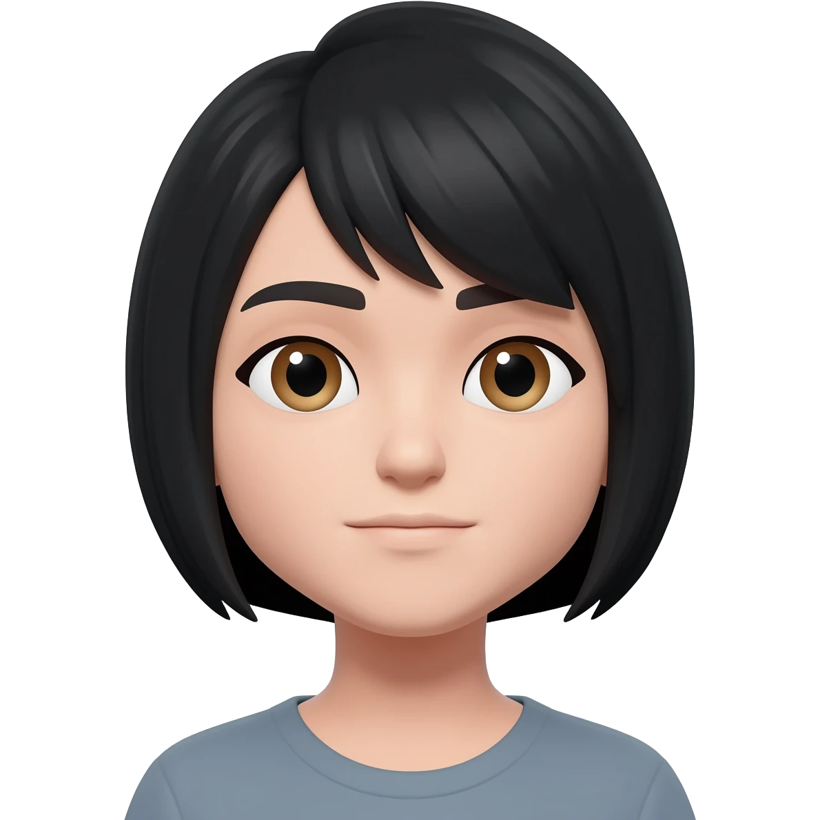 negra cabelo curtinho emoji