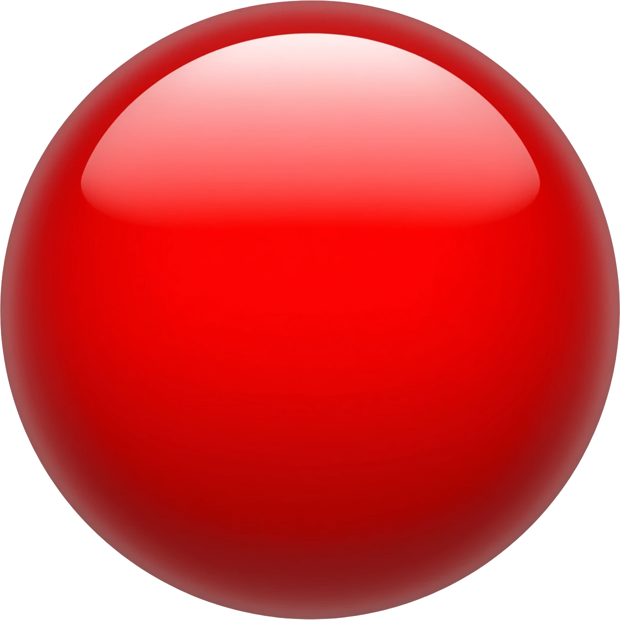 Red bullet point-orb-circle emoji