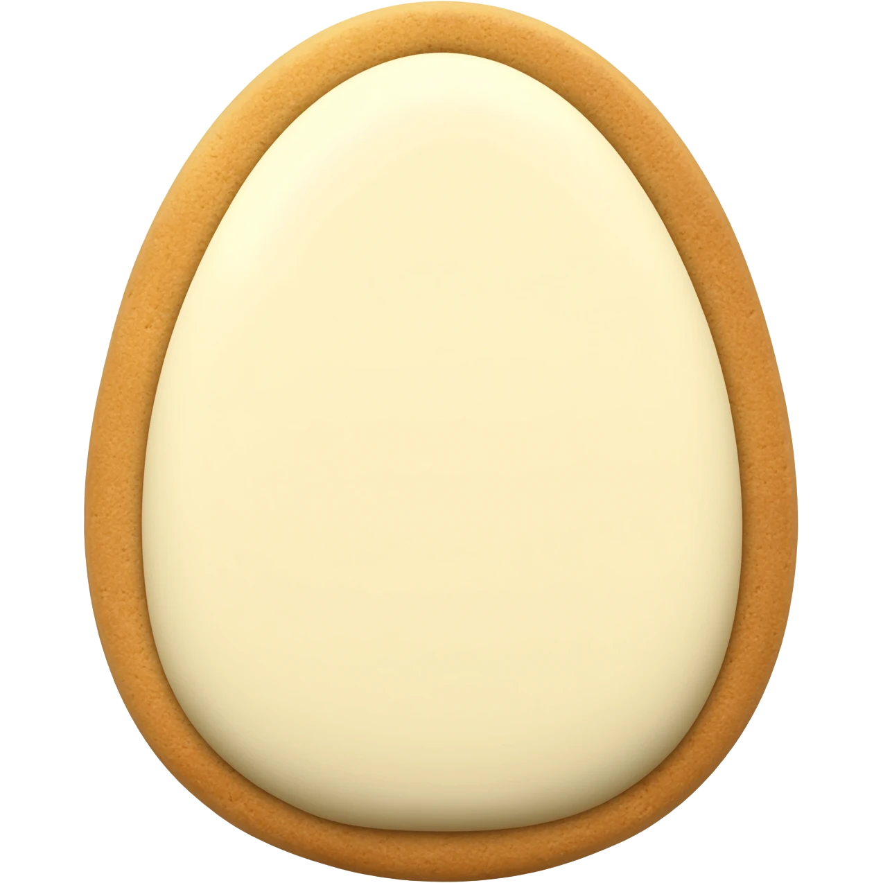 cookie em formato de ovo de pascoa recheado emoji