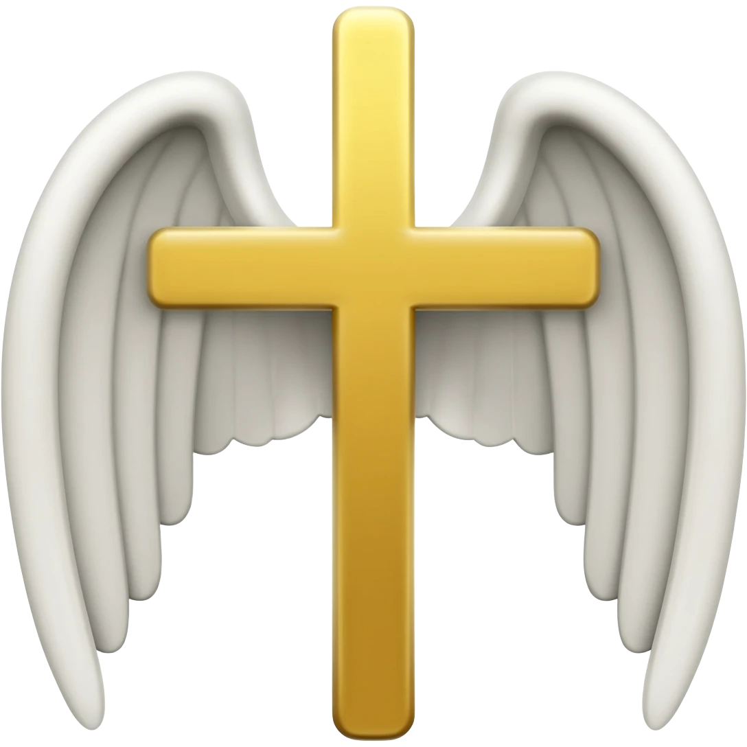 virtue catholic emblem wings emoji