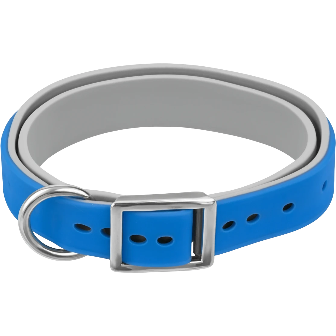 an antiparasitic grey dog collar emoji