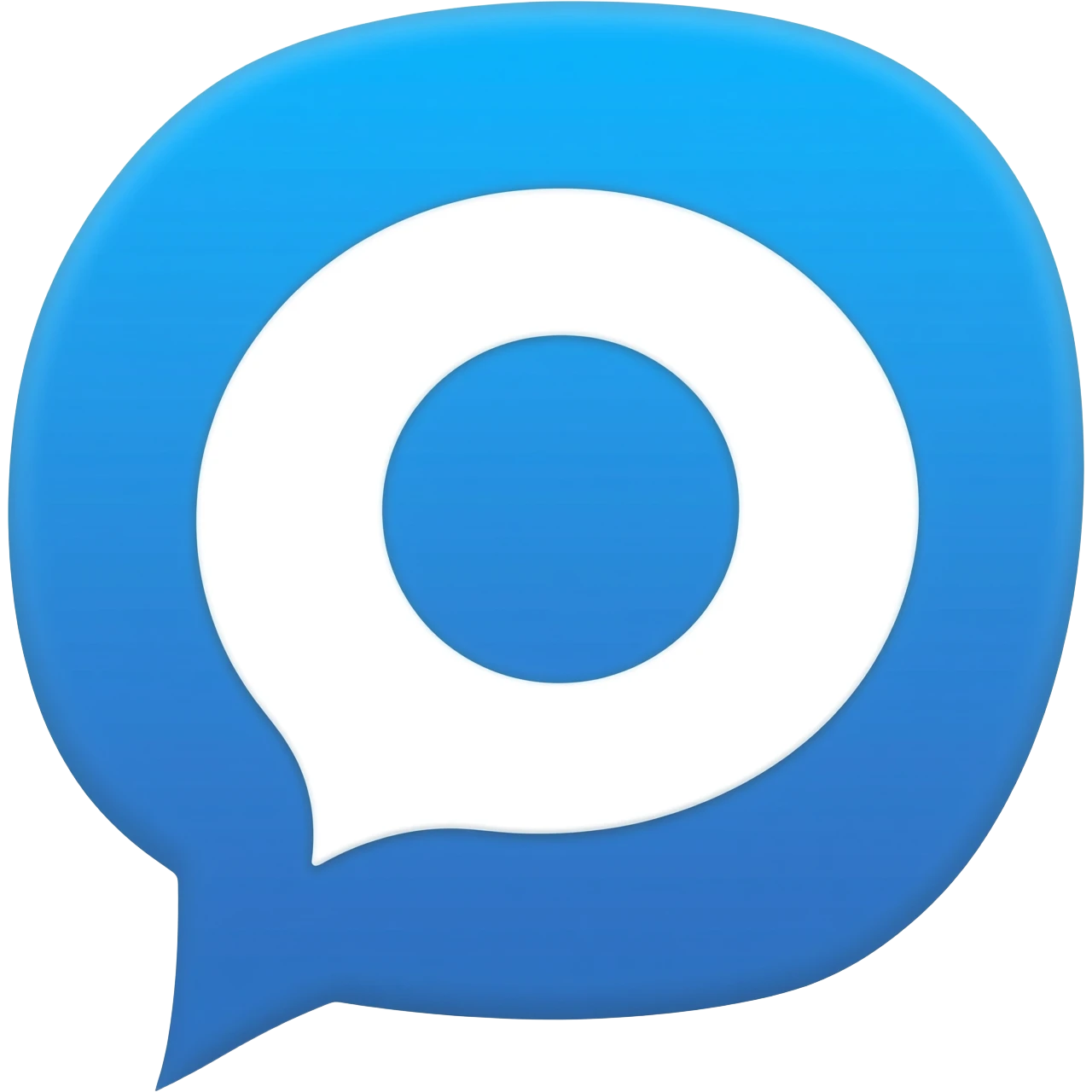White facebook messenger  emoji