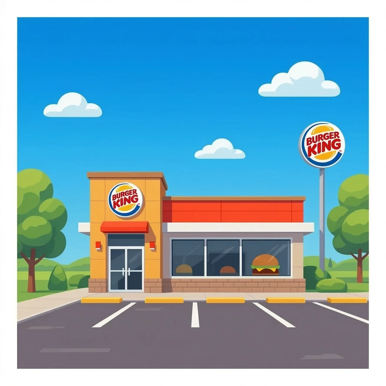 Burger king emoji