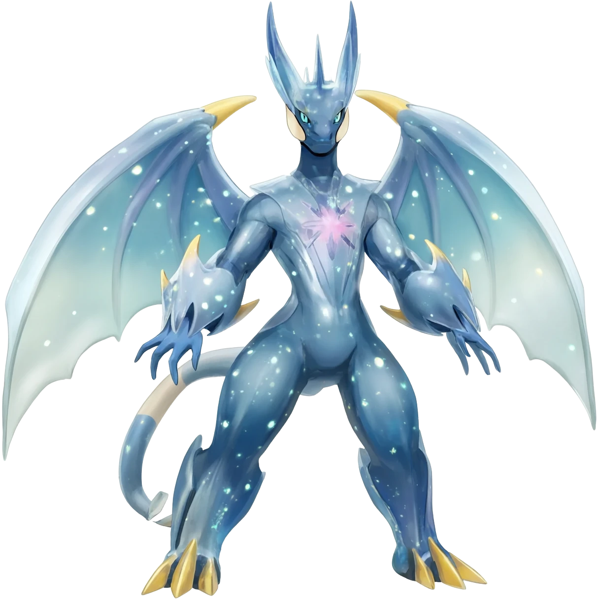 Shiny Starry Trico-Nargacuga-Silvally-Absol-Digimon-fusion emoji