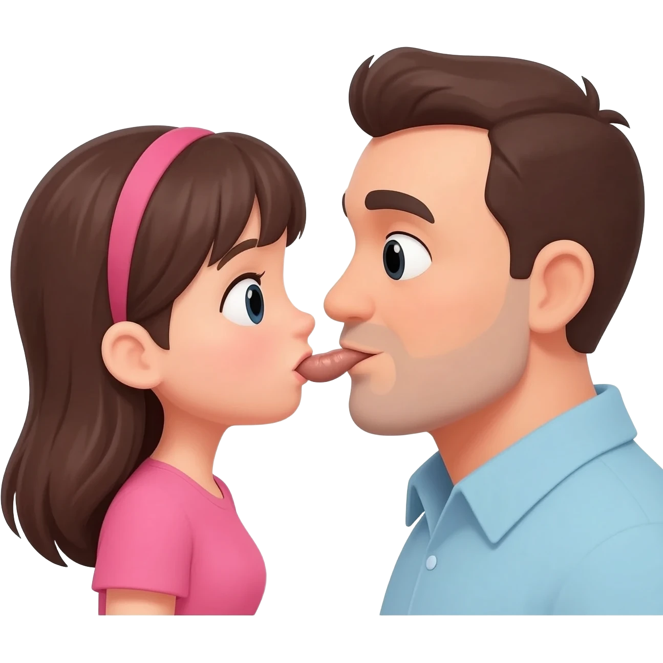 Girl sucking cock  of her dad emoji