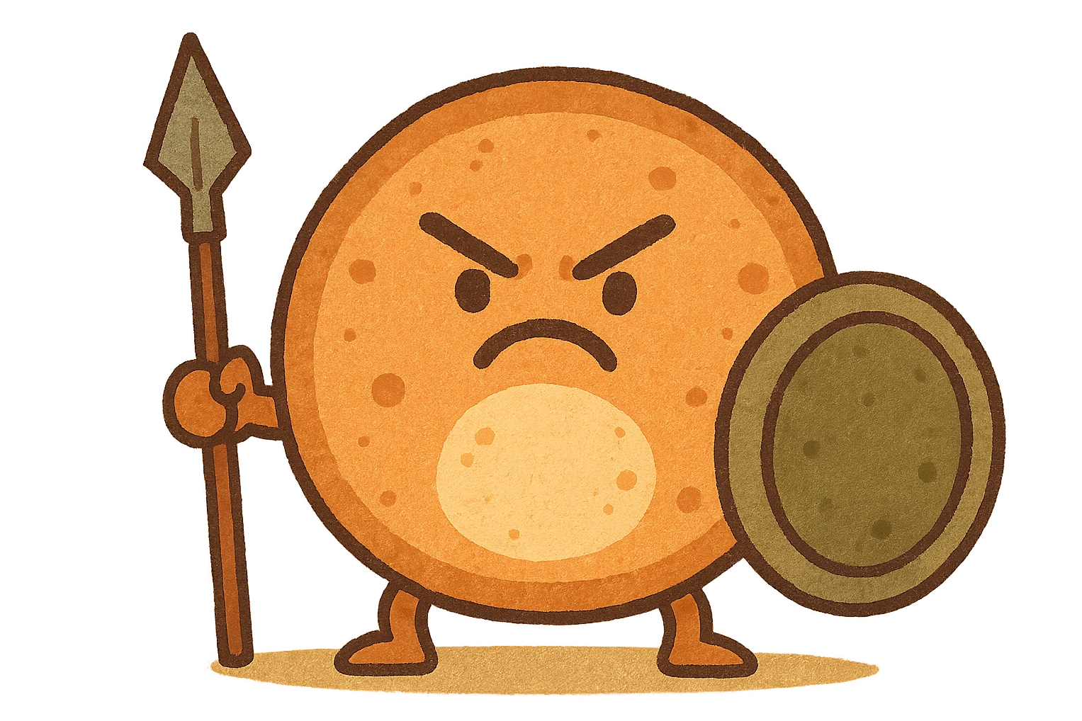 Angry armored cells emoji