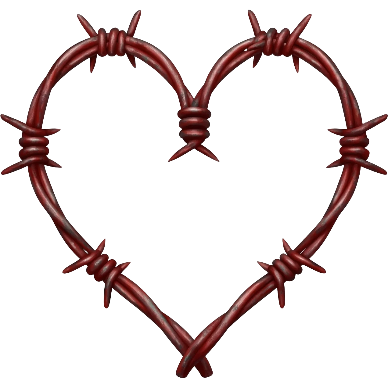 Barbed wire heart emoji