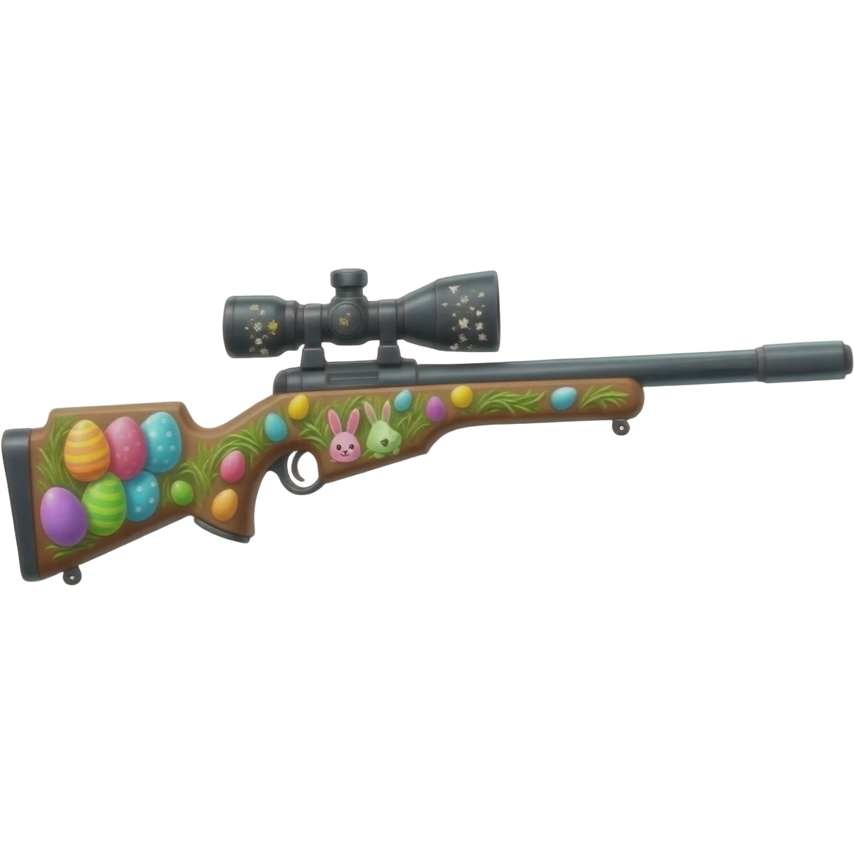 easter theme sniper rifle emoji