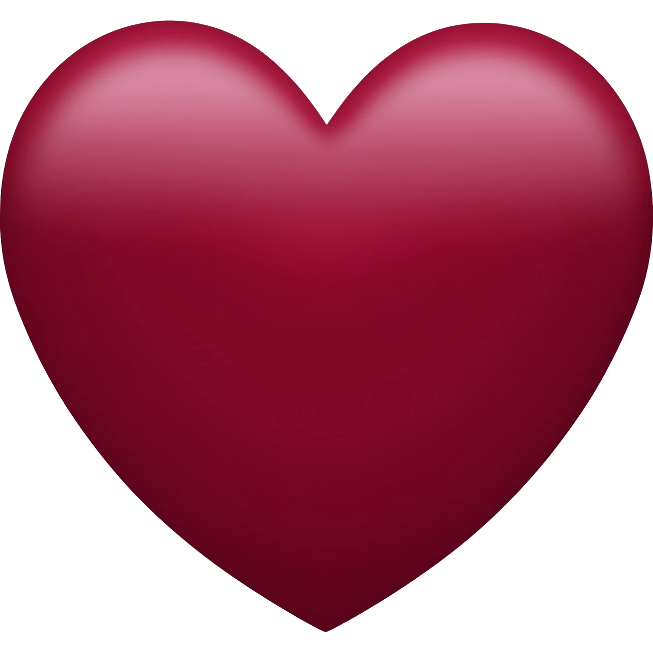 Maroon heart emoji