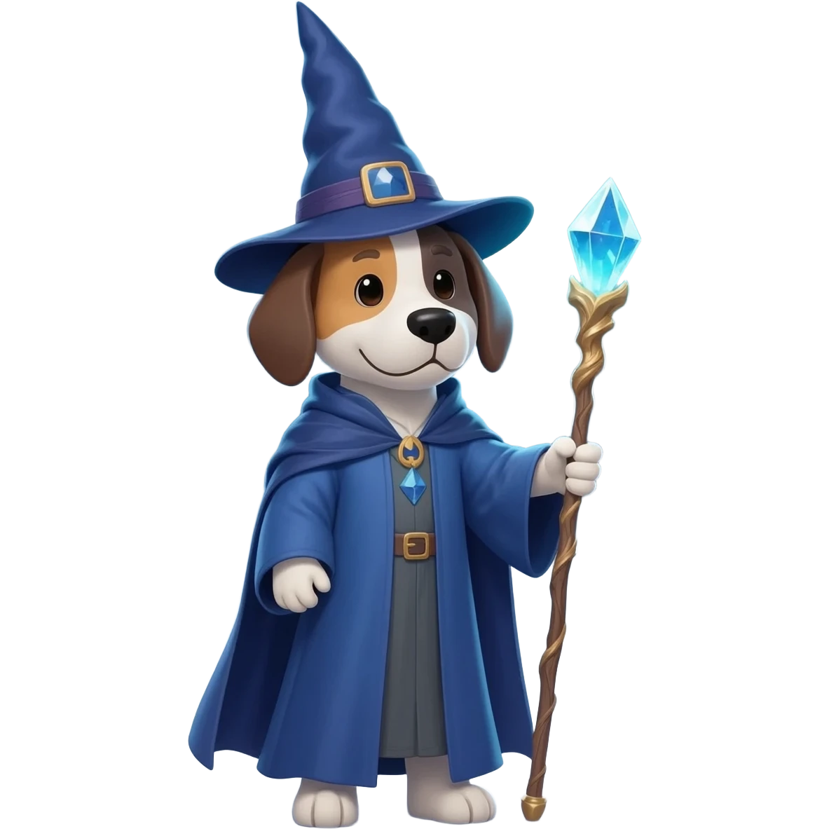 Dog wizard emoji