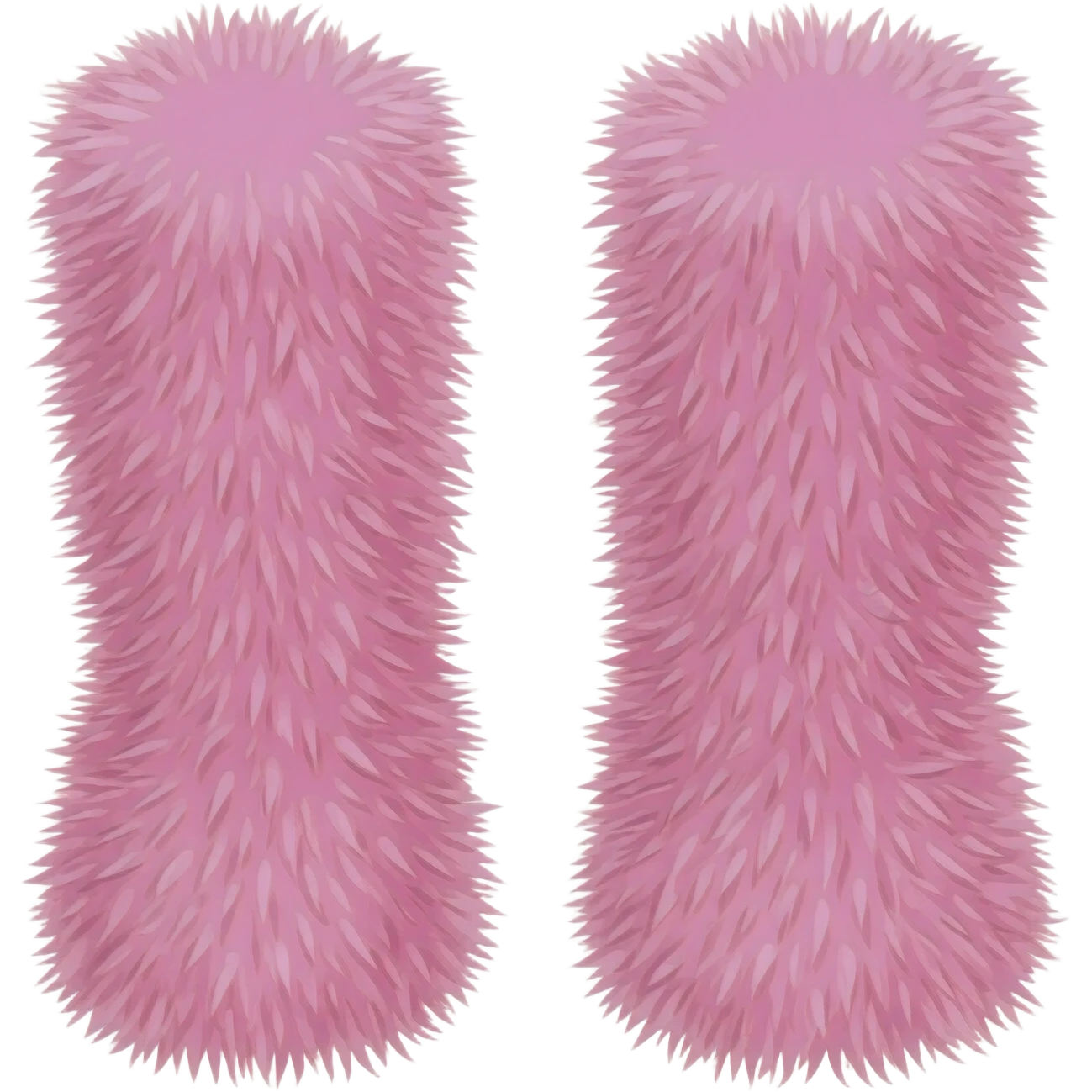 fuzzy pink cuffs emoji