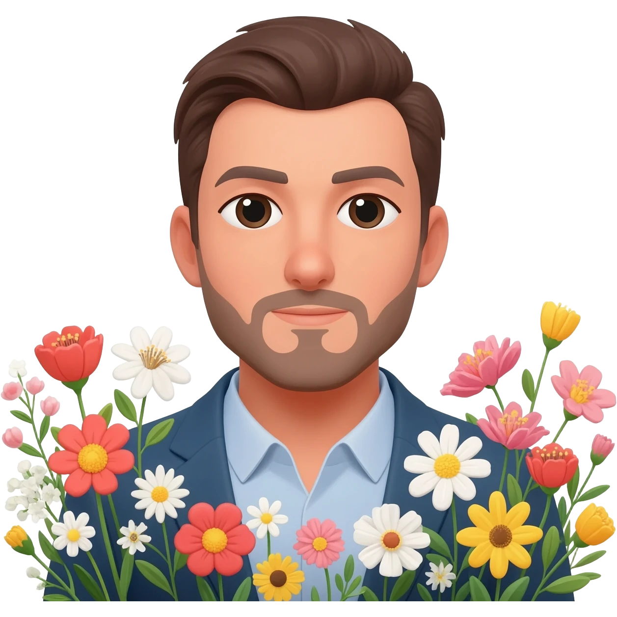 Man in Flowers emoji emoji