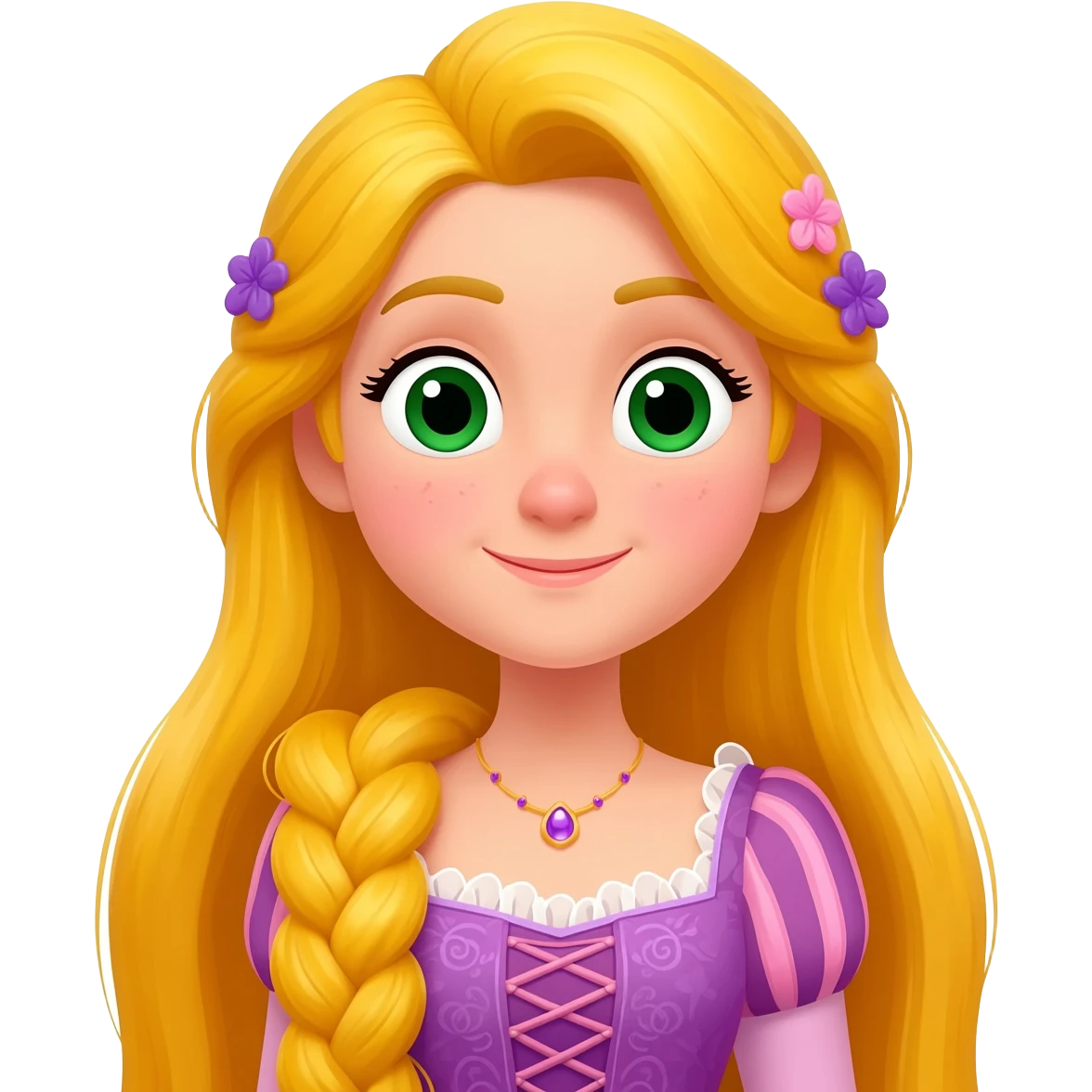 Rapunzel princess emoji