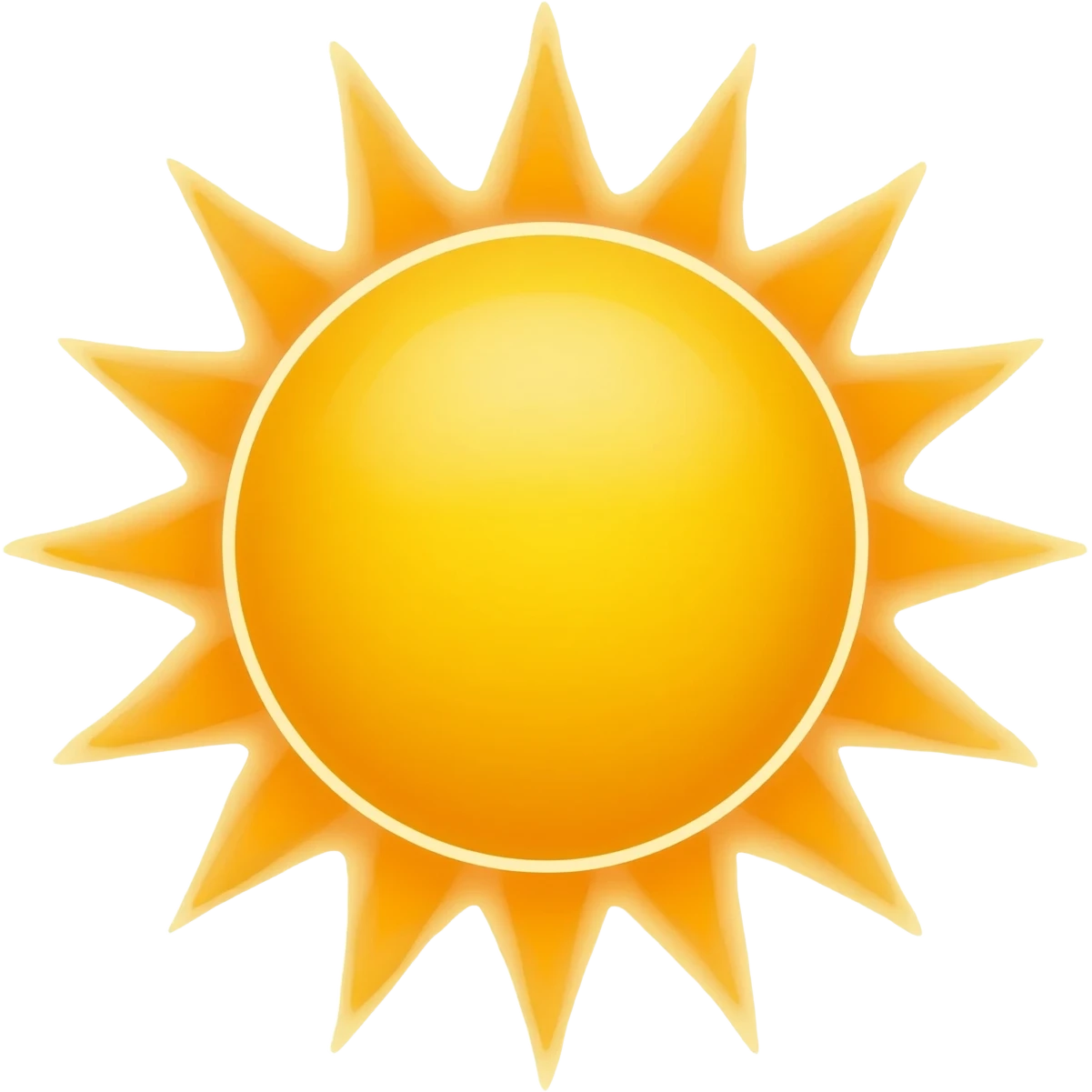  the sun on emoji