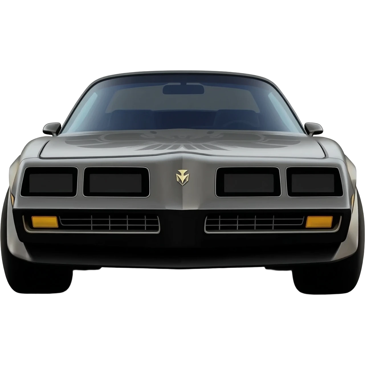 K.I.T.T. the black 1982 Pontiac Firebird Trans Am from Knight Rider TV show emoji